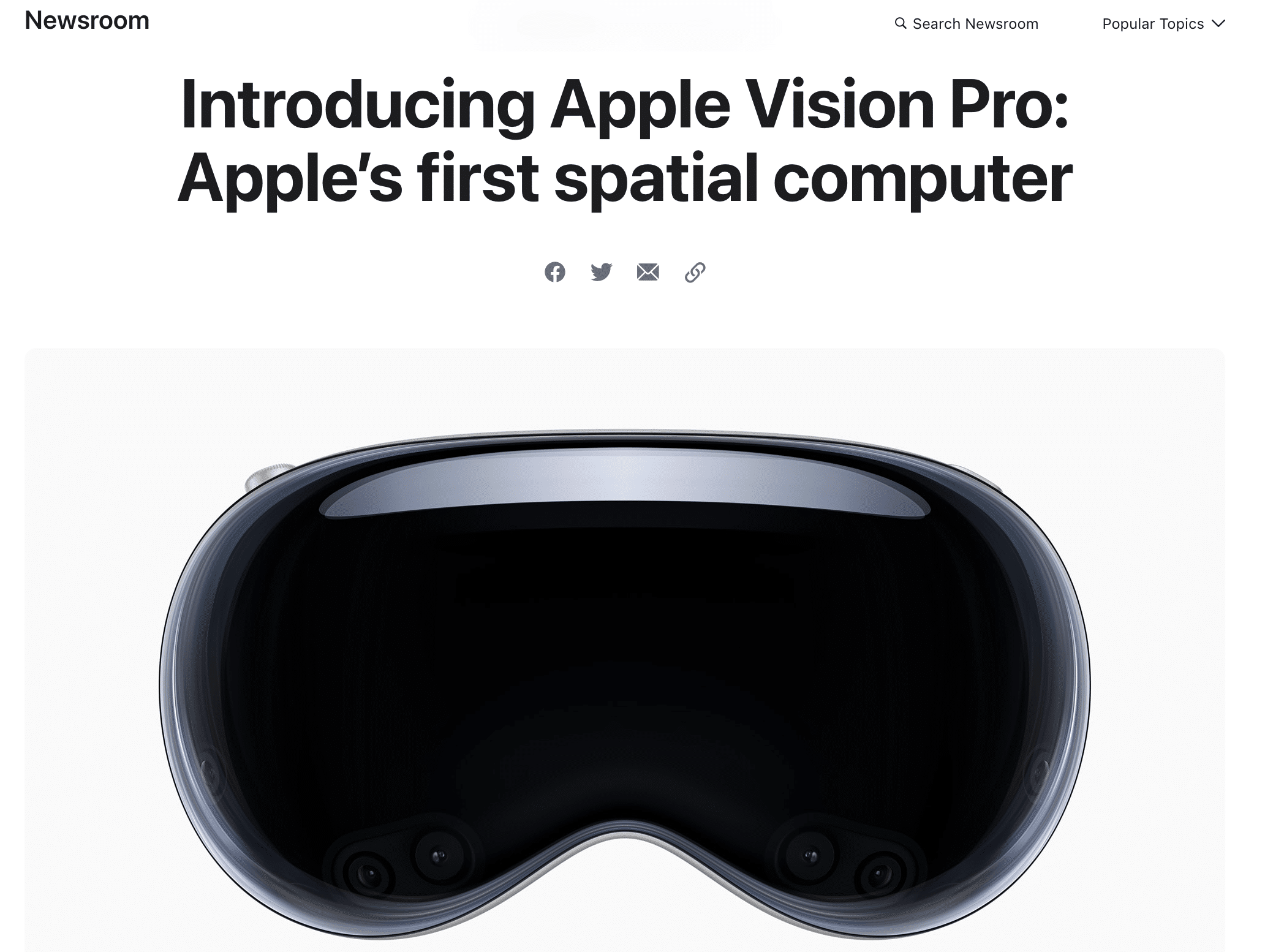 Introducing Apple Vision Pro 