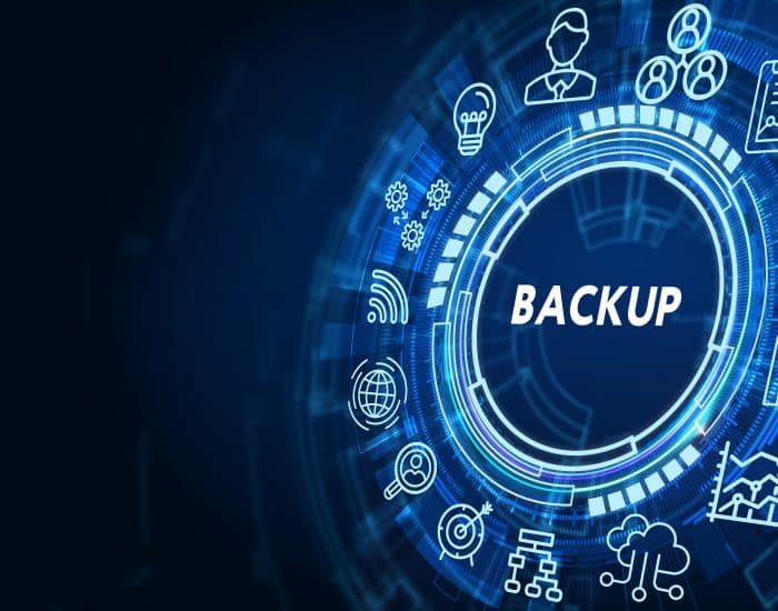 Business, Technology, Internet and network concept. Backup stora