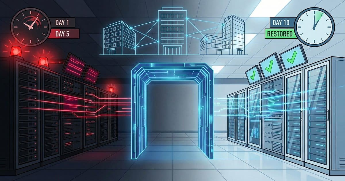 Friday Evening to Tuesday: Inside a Real Ransomware Recovery Across 7 Offices